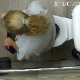 A hidden camera mounted in the ceiling of a public restroom records a girl taking a runny shit while sitting on a toilet and wiping her ass. Finished product fully visible when she wipes and stands up, although audio is not great. Over 2 minutes.